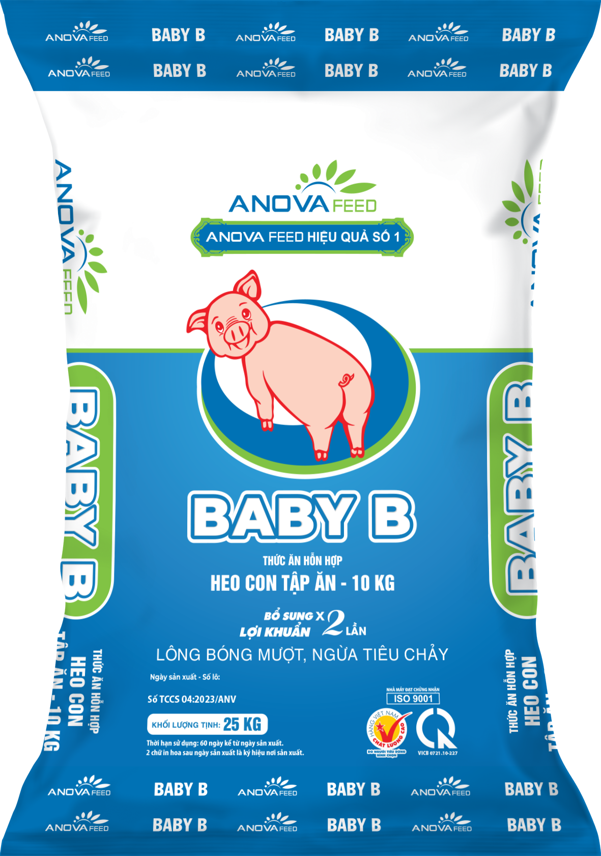 Thức ăn hỗn hợp heo con tập ăn - 10kg BABY B