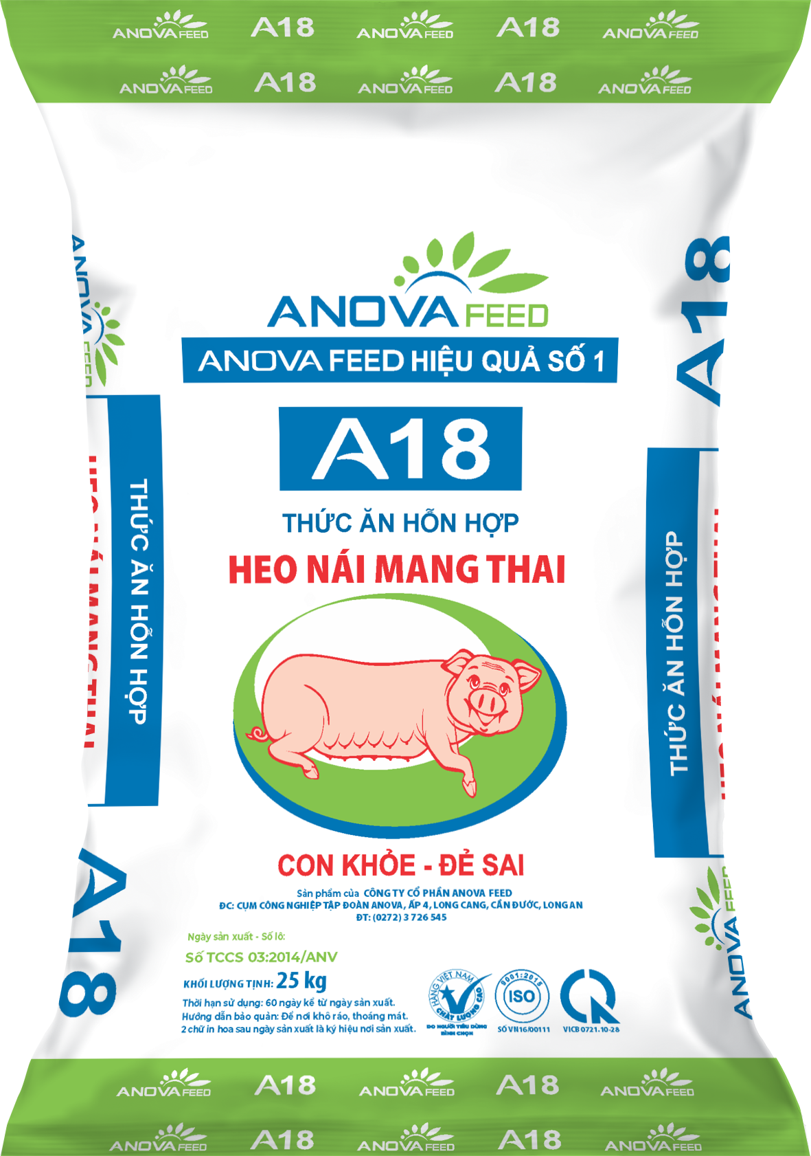 Thức ăn hỗn hợp heo nái mang thai