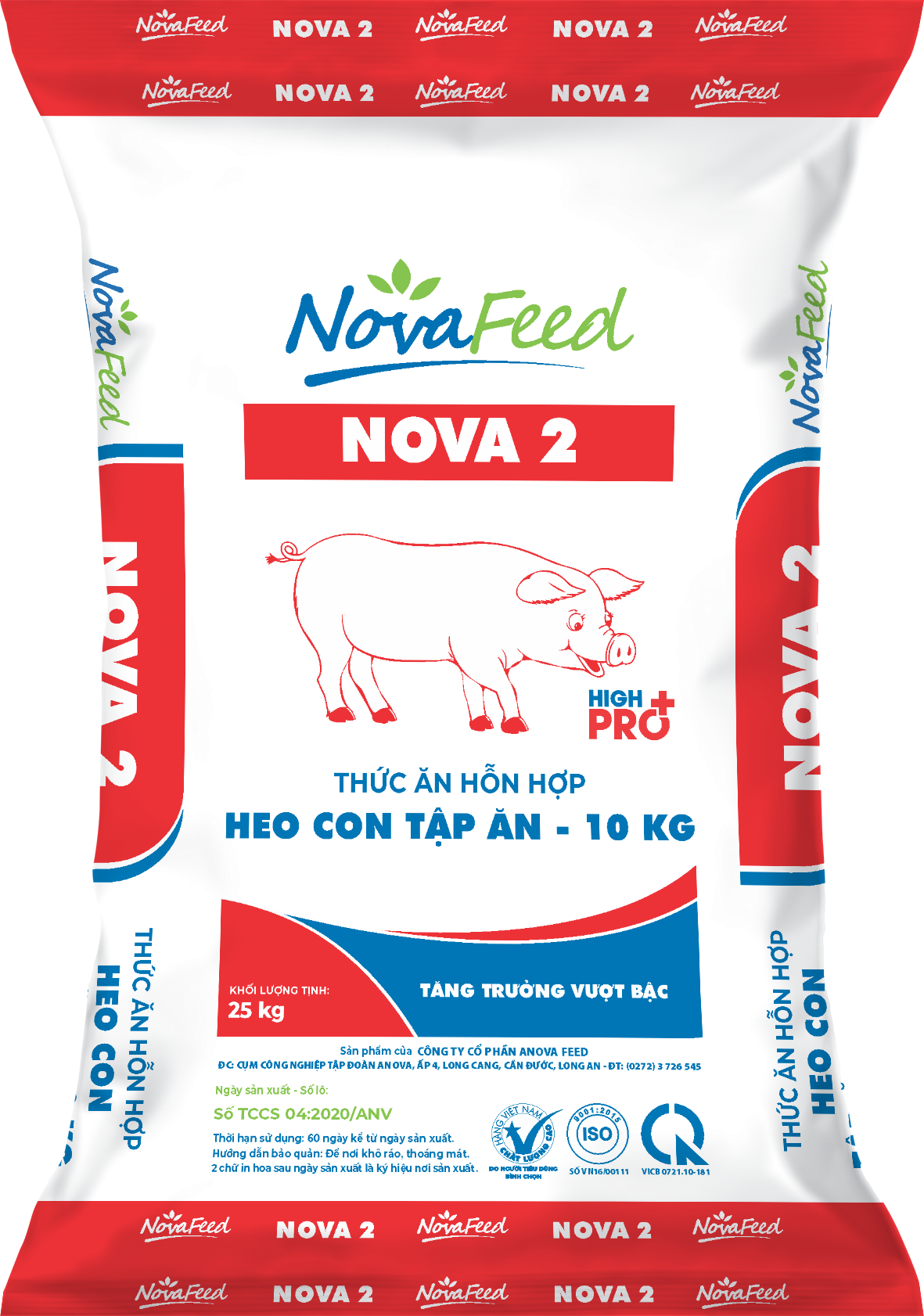 Thức ăn hỗn hợp dành cho heo con tập ăn - 10kg