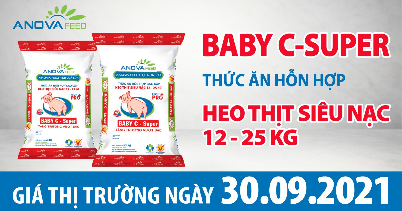 Anova Feed - Giá heo hơi hôm nay 30/09, dự đoán tháng 10 sẽ khởi sắc tăng trở lại