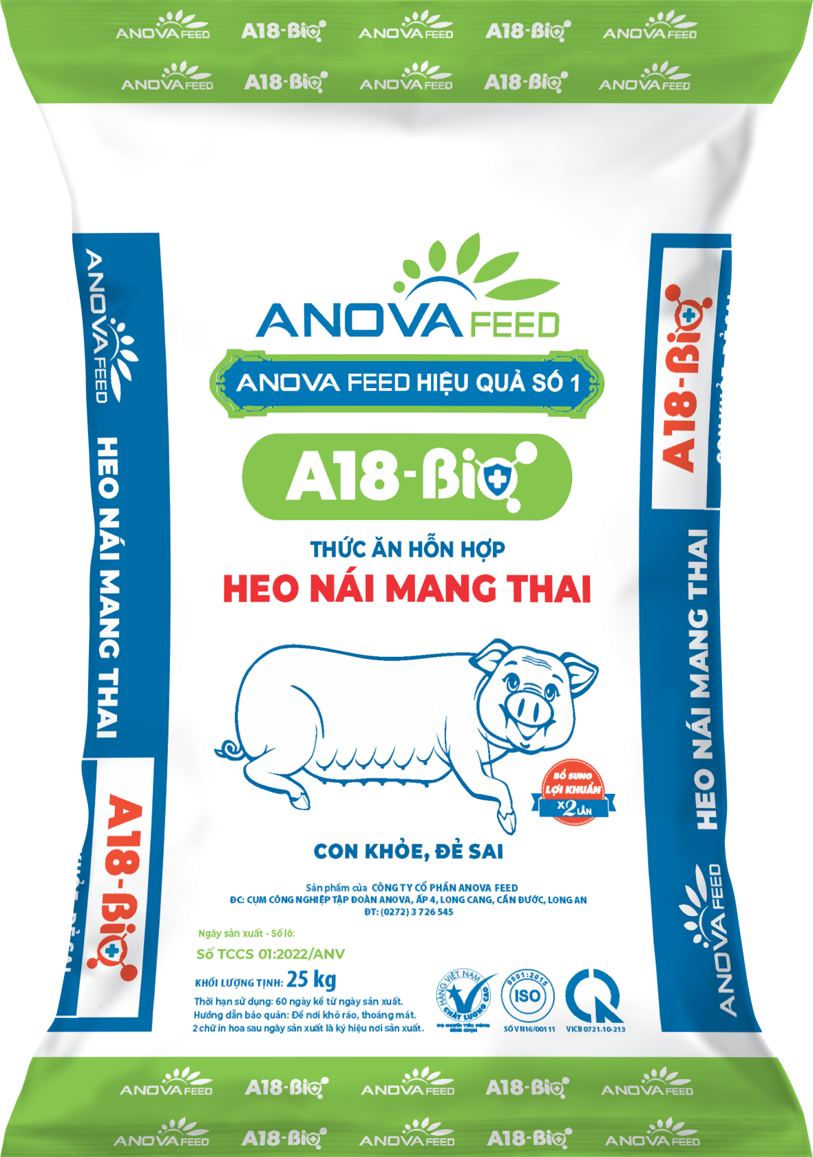 Thức ăn hỗn hợp heo nái mang thai