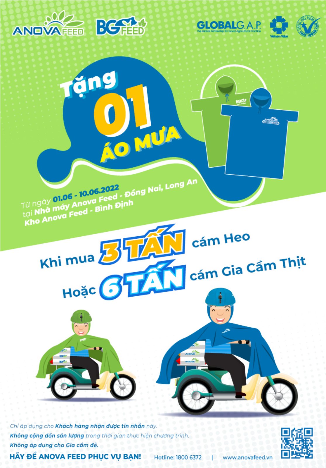 [CTKM] TẶNG ÁO MƯA