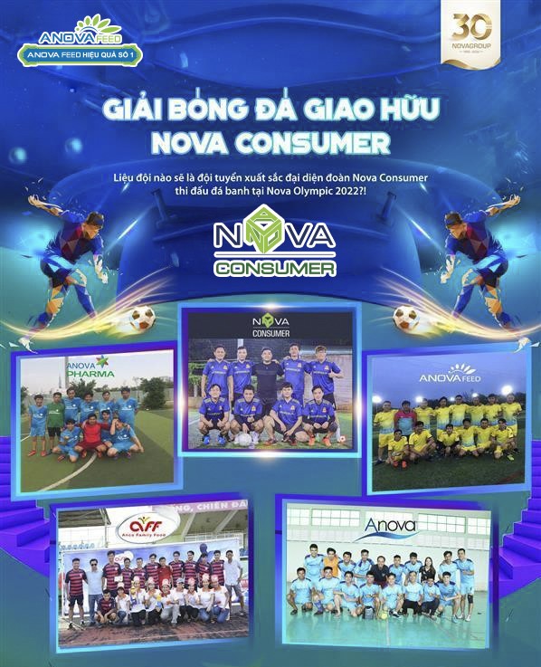 ANOVA FEED THAM GIA GIẢI ĐẤU BÓNG ĐÁ GIAO HỮU 2022