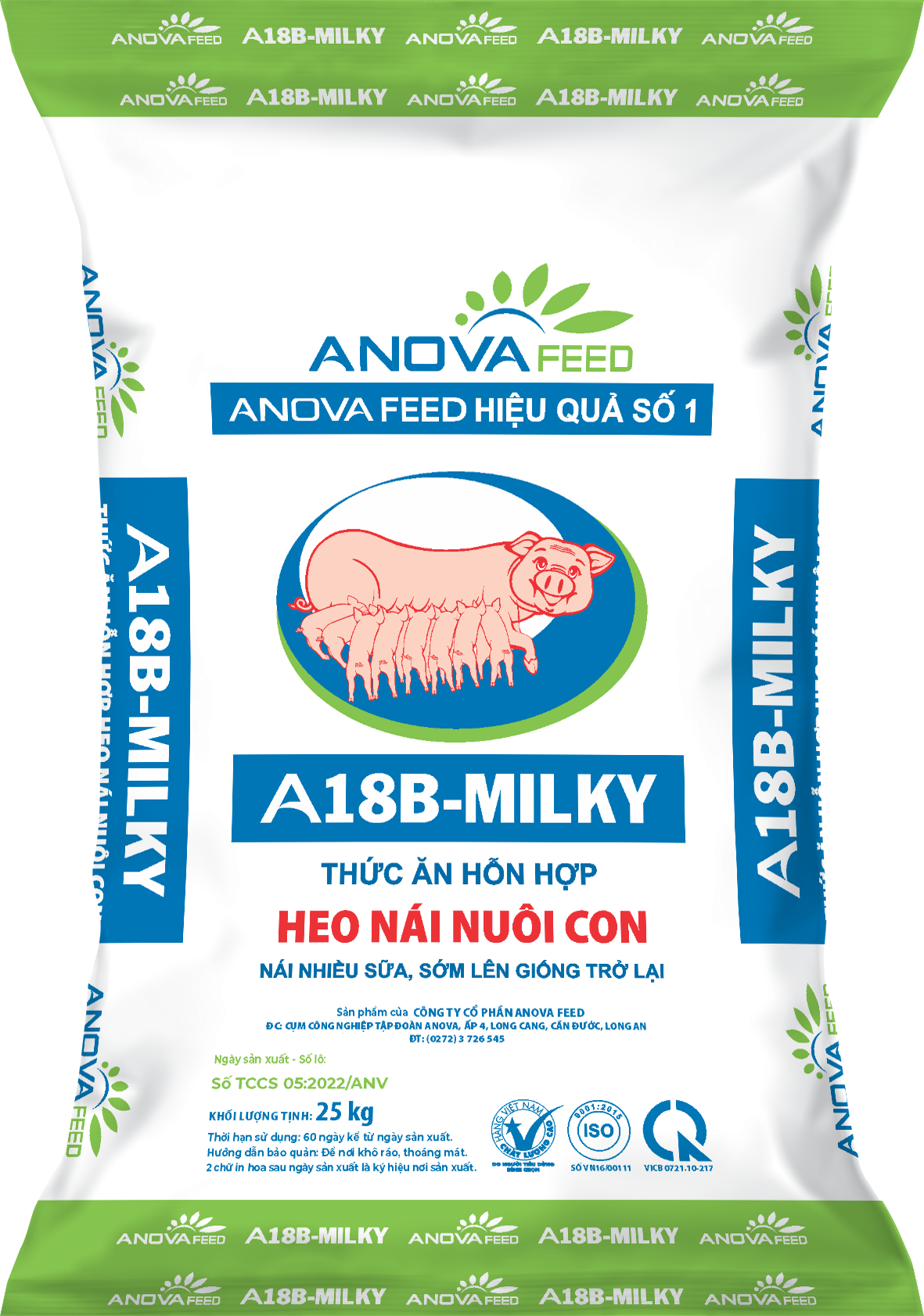Thức ăn hỗn hợp heo nái nuôi con