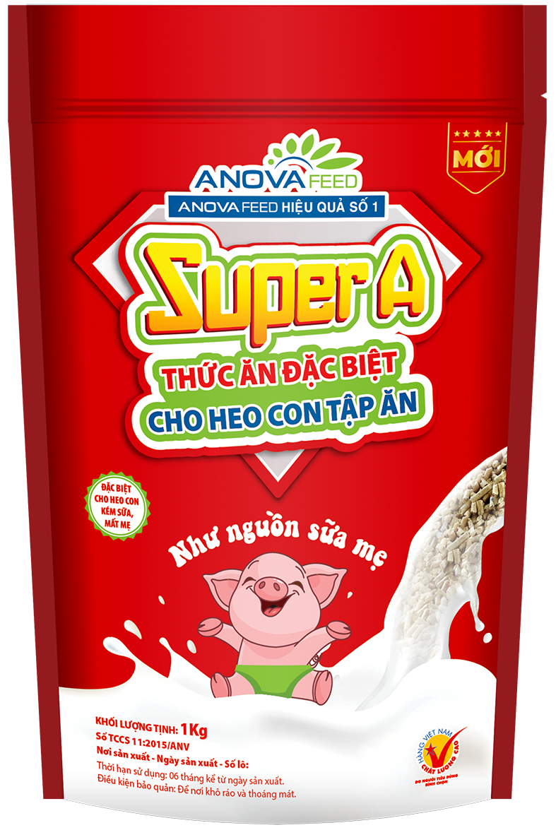 Thức ăn đặc biệt cho heo con tập ăn