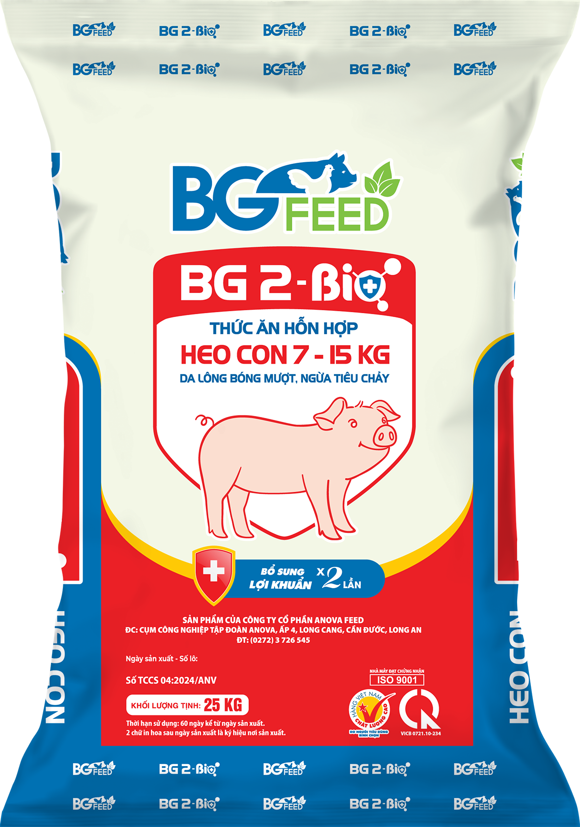 Thức ăn hỗn hợp HEO CON 7-15 KG BG 2 - BIO