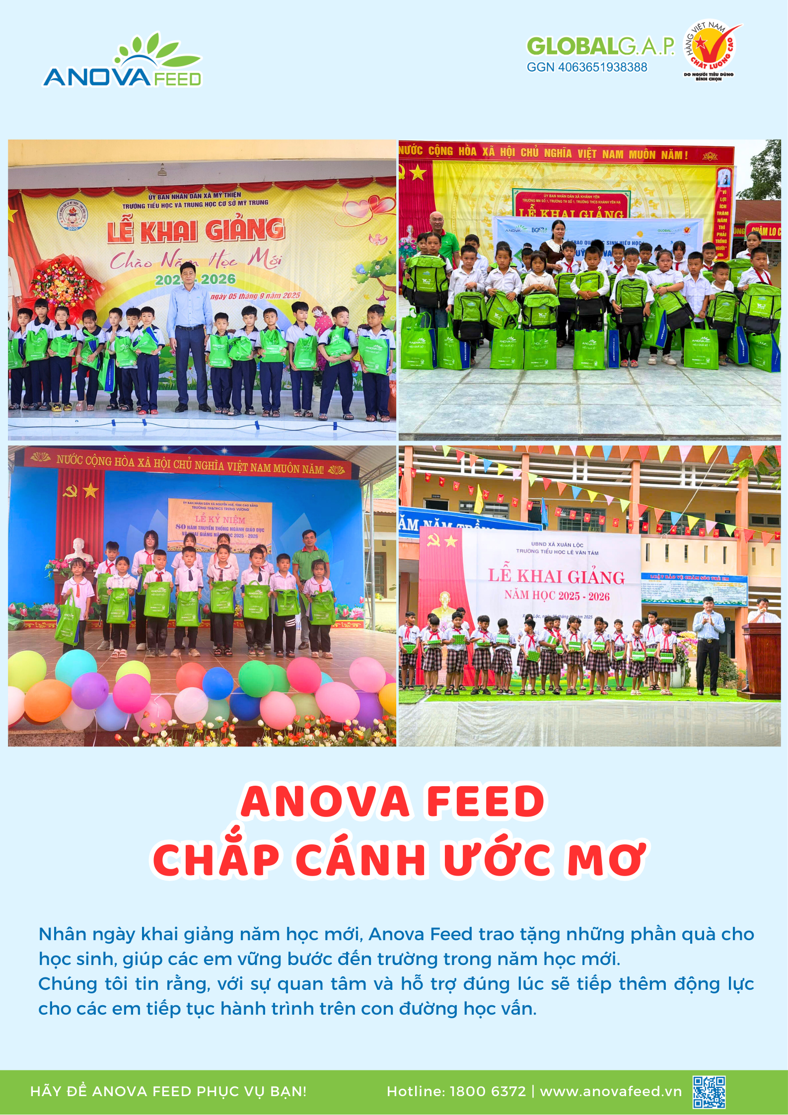🌟 ANOVA FEED - CHẮP CÁNH ƯỚC MƠ 🌟